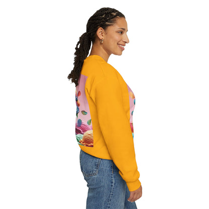 Colorful Ice Cream Crewneck Sweatshirt - Sweet Summer Vibes