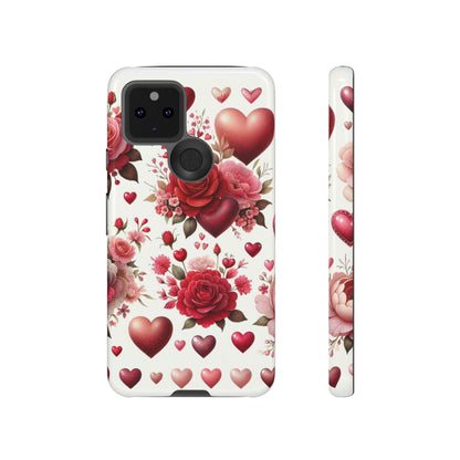 Heartfelt Floral Phone Case | Tough Cases for Love & Romance