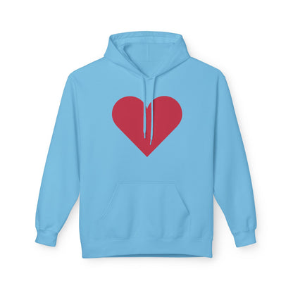 Heart & Rose Pattern Hoodie — Romantic Floral Valentine Pullover