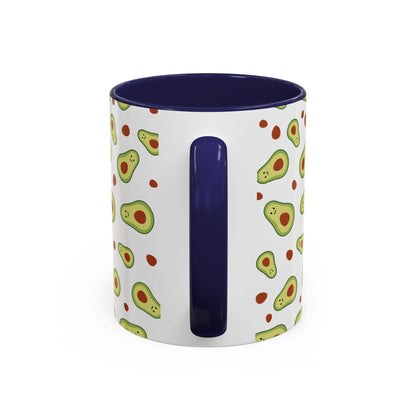 Quirky Avocado Print Coffee Mug - Fun Kitchen Accessory for Unique Coffee Lovers