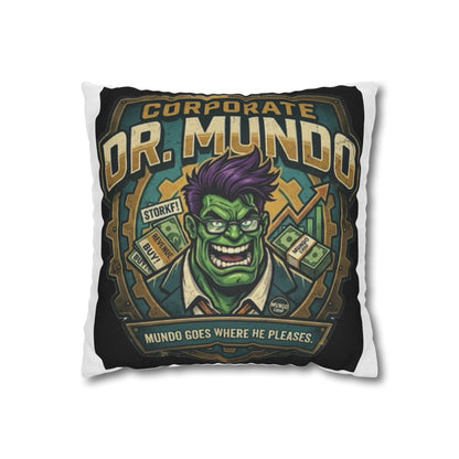 Dr. Mundo Corporate Pillowcase — Funny Gaming Monster Throw Pillowcase