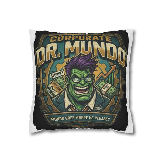 Dr. Mundo Corporate Pillowcase — Funny Gaming Monster Throw Pillowcase