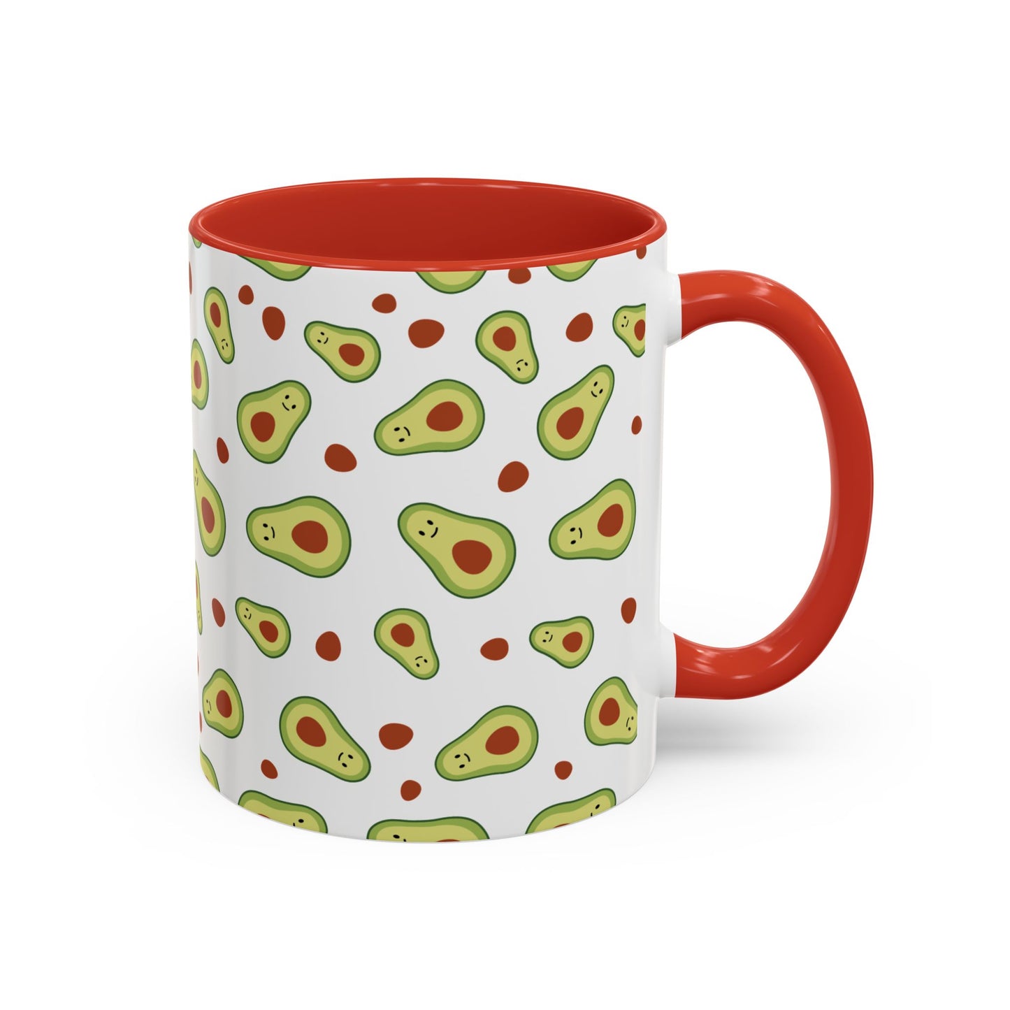 Quirky Avocado Print Coffee Mug - Fun Kitchen Accessory for Unique Coffee Lovers