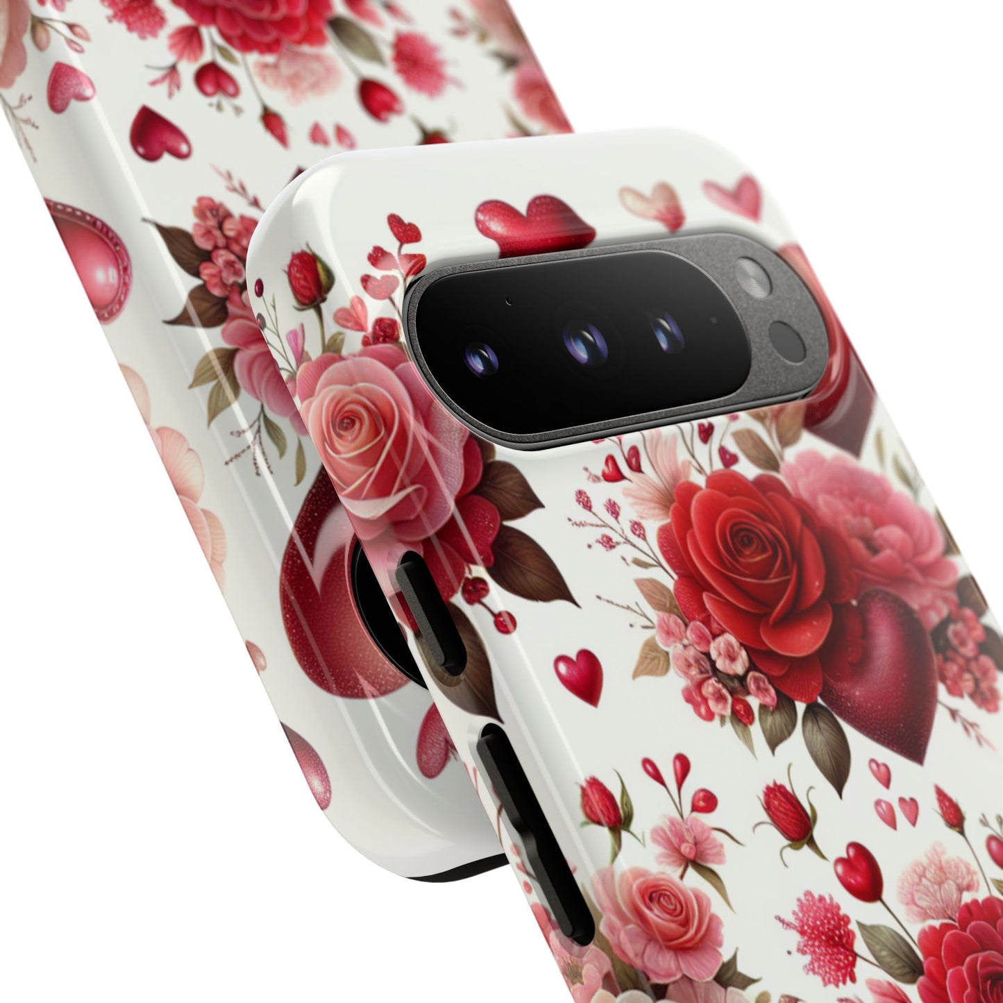 Heartfelt Floral Phone Case | Tough Cases for Love & Romance