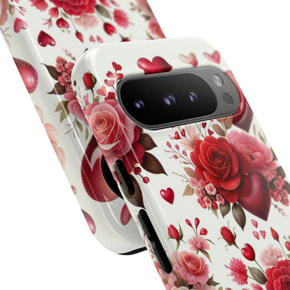 Heartfelt Floral Phone Case | Tough Cases for Love & Romance