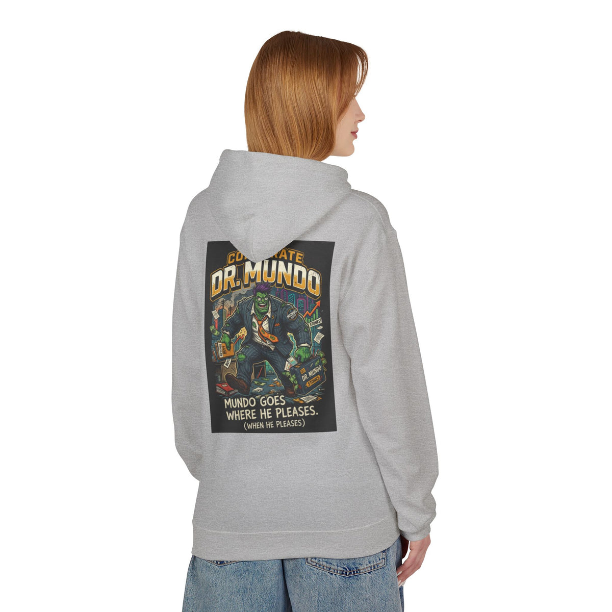 Dr Mundo Retro Arcade Hoodie league of legands— Gaming Champion Pullover