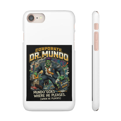 Snap Case — "Corporate Dr. Mundo" Phone Case | Funny Gamer League Riot-Inspired Design