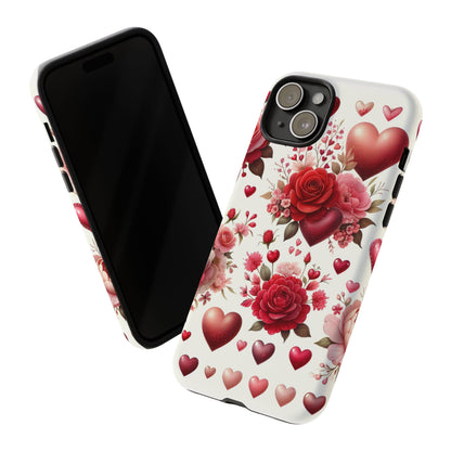 Heartfelt Floral Phone Case | Tough Cases for Love & Romance