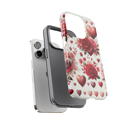 Heartfelt Floral Phone Case | Tough Cases for Love & Romance