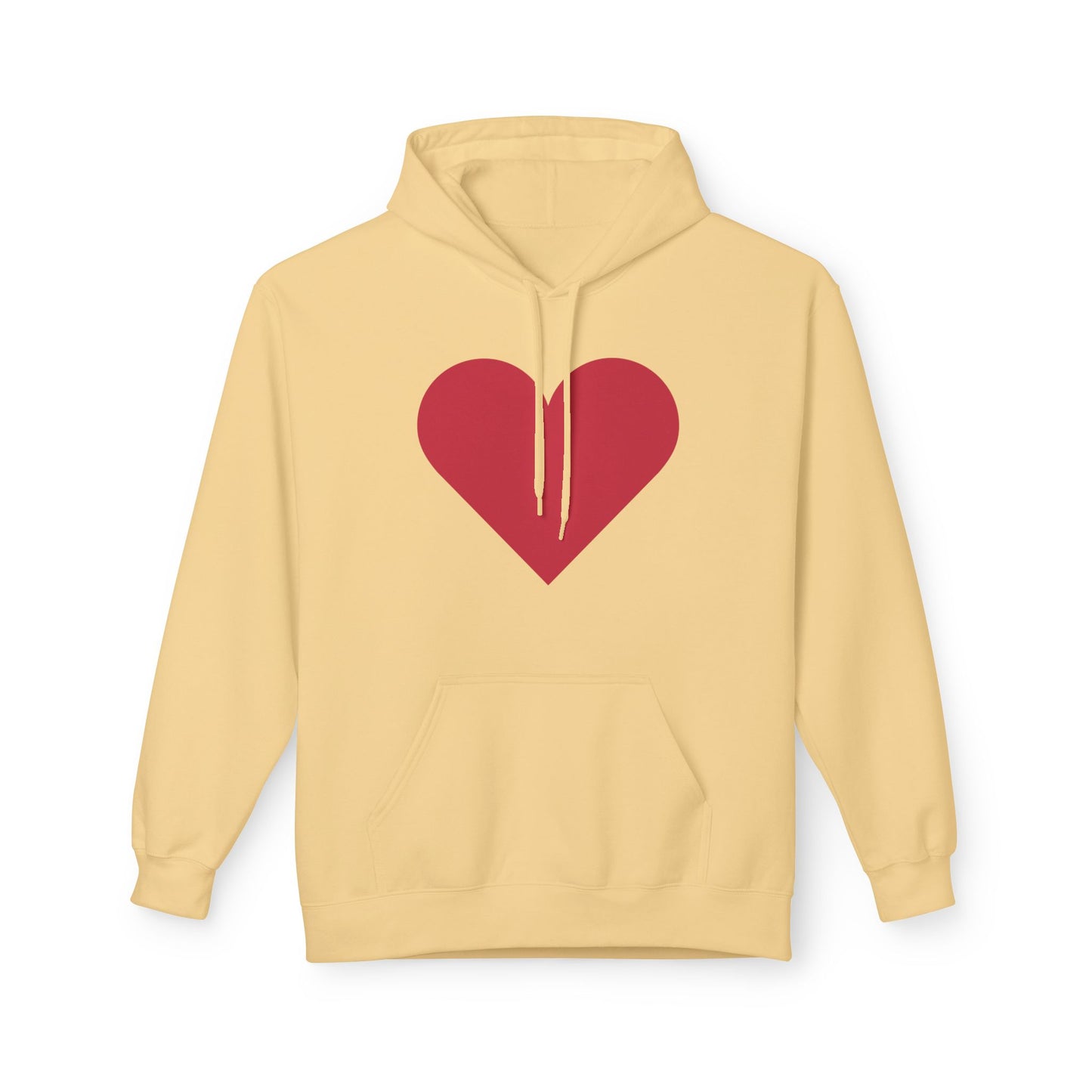 Heart & Rose Pattern Hoodie — Romantic Floral Valentine Pullover