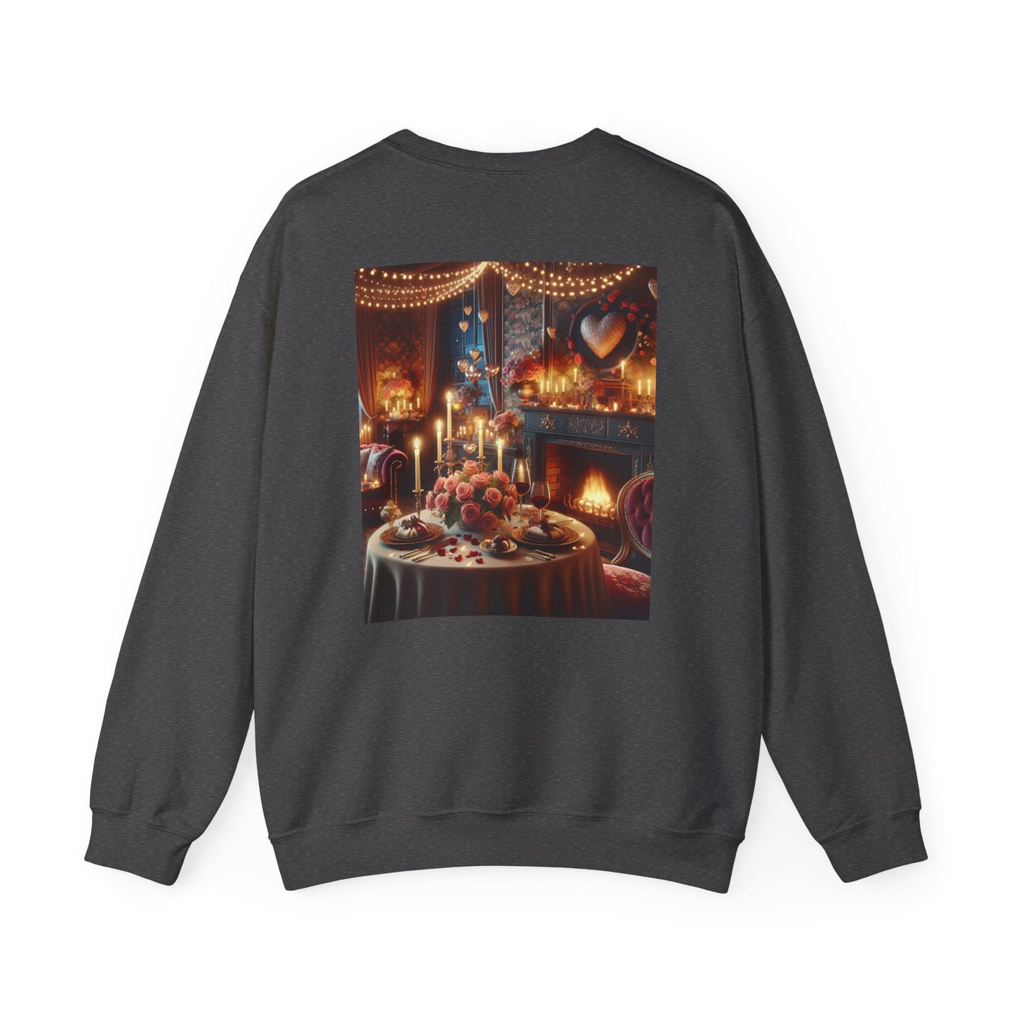 Cozy Romantic Dinner Sweatshirt – Unisex Heavy Blend™ Crewneck