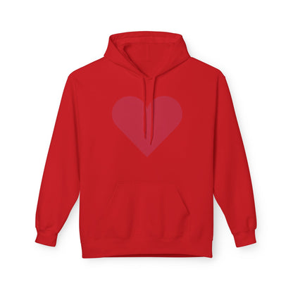 Heart & Rose Pattern Hoodie — Romantic Floral Valentine Pullover