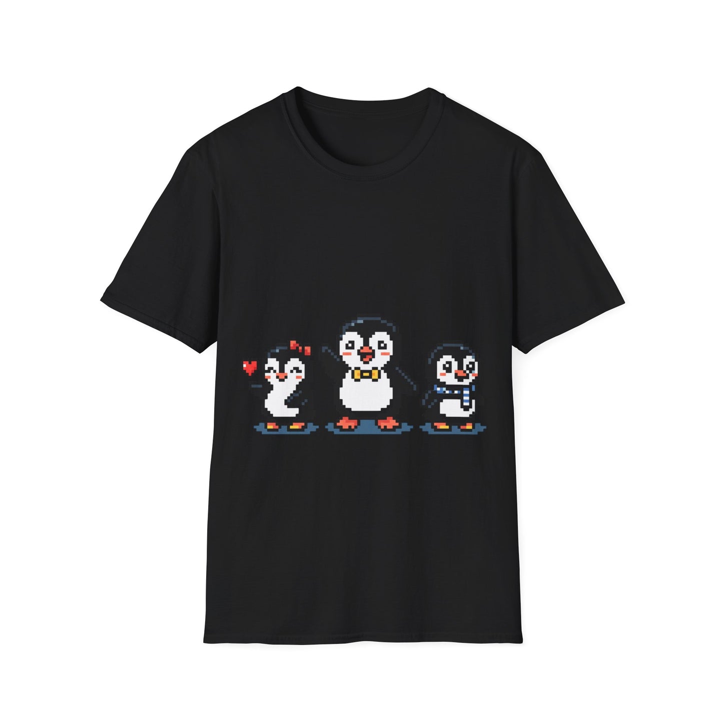 Penguin Pixel Tee — Cute Retro Pixel Art Penguins T-Shirt