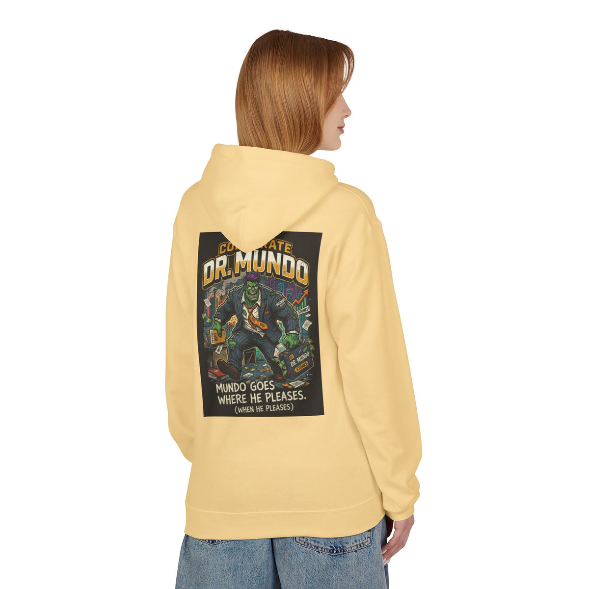 Dr Mundo Retro Arcade Hoodie league of legands— Gaming Champion Pullover