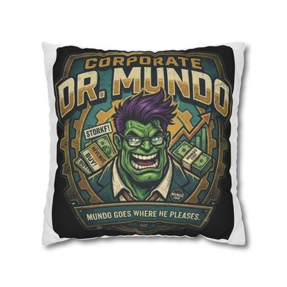 Dr. Mundo Corporate Pillowcase — Funny Gaming Monster Throw Pillowcase