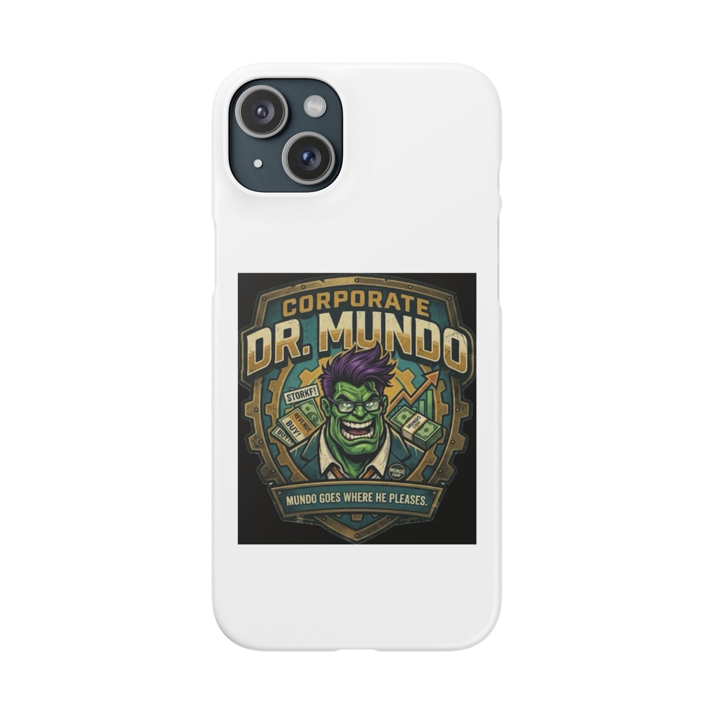 Corporate Dr. Mundo Phone Case — Funny Gaming Snap Case for League of Legends Fans