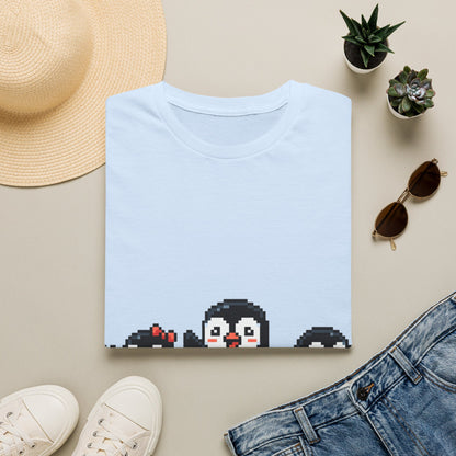 Penguin Pixel Tee — Cute Retro Pixel Art Penguins T-Shirt