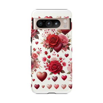 Heartfelt Floral Phone Case | Tough Cases for Love & Romance