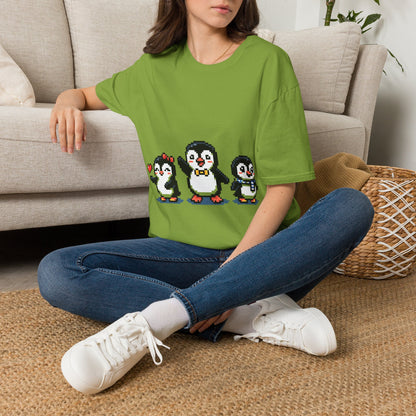 Penguin Pixel Tee — Cute Retro Pixel Art Penguins T-Shirt