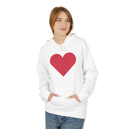 Heart & Rose Pattern Hoodie — Romantic Floral Valentine Pullover