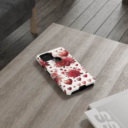 Heartfelt Floral Phone Case | Tough Cases for Love & Romance