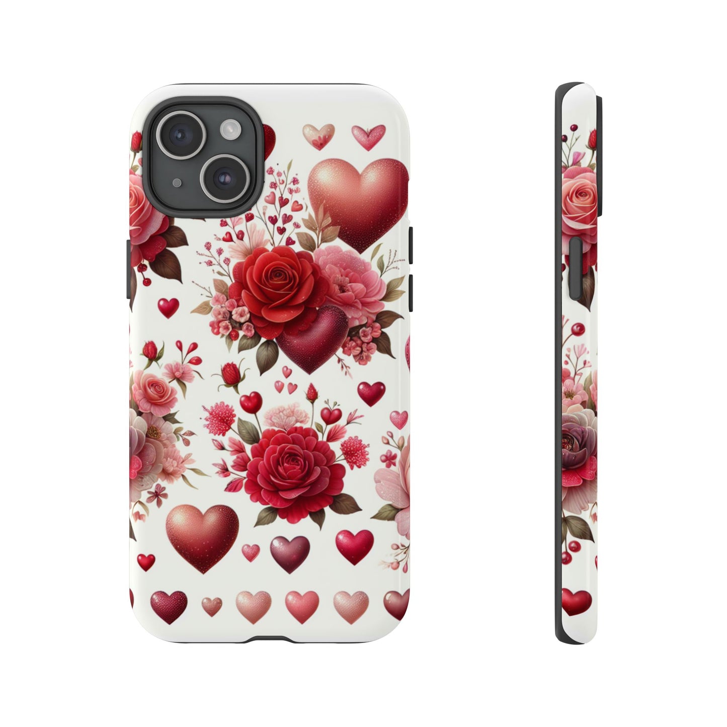 Heartfelt Floral Phone Case | Tough Cases for Love & Romance