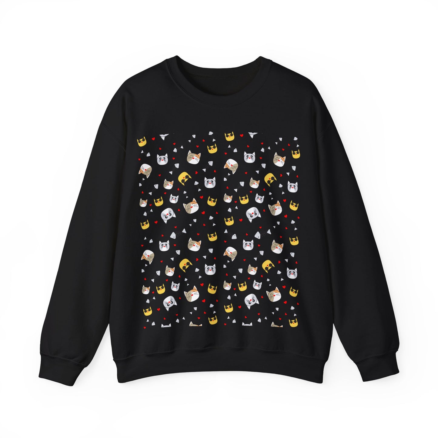 Cute Cartoon Animals Unisex Heavy Blend™ Crewneck Sweatshirt