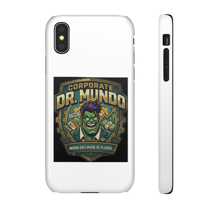 Corporate Dr. Mundo Phone Case — Funny Gaming Snap Case for League of Legends Fans