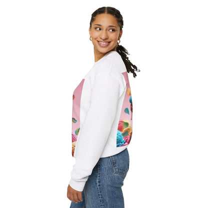 Colorful Ice Cream Crewneck Sweatshirt - Sweet Summer Vibes