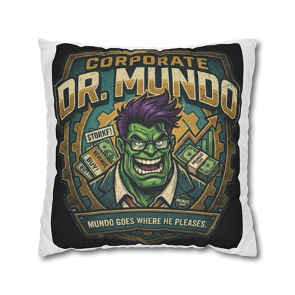 Dr. Mundo Corporate Pillowcase — Funny Gaming Monster Throw Pillowcase