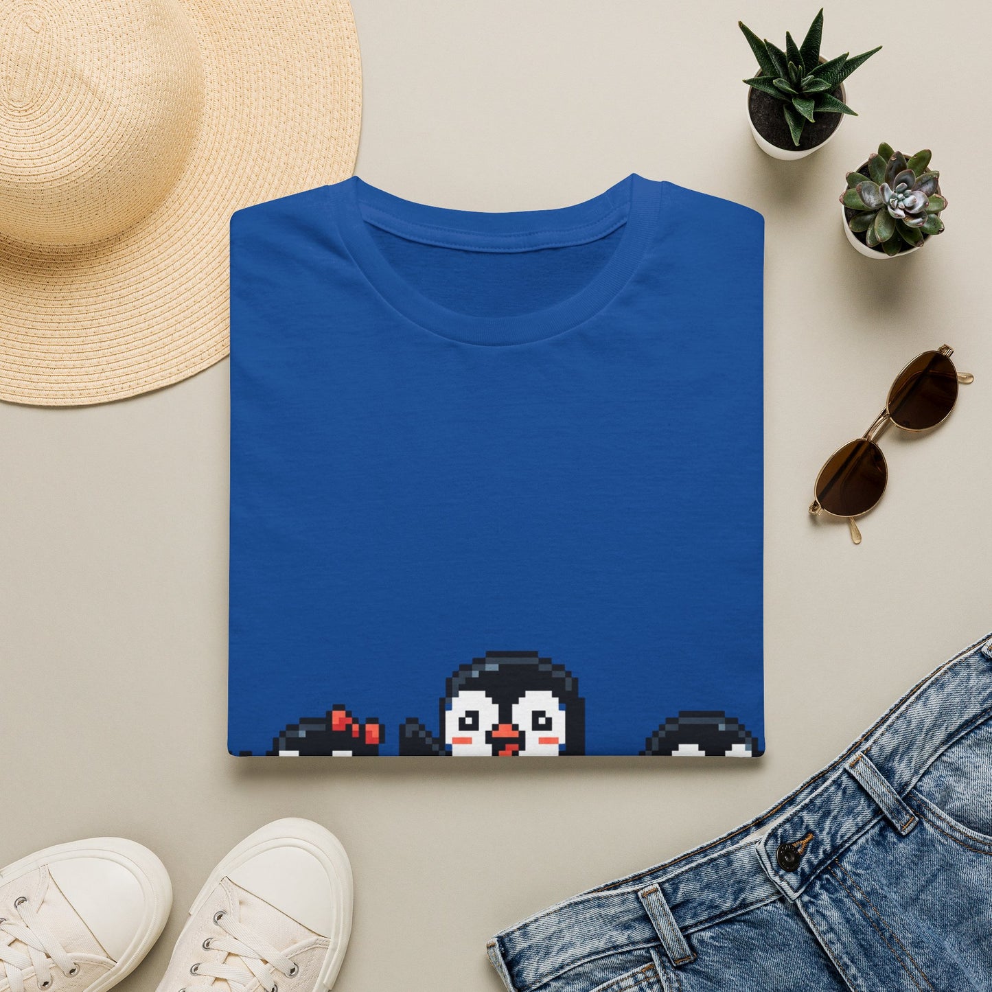 Penguin Pixel Tee — Cute Retro Pixel Art Penguins T-Shirt