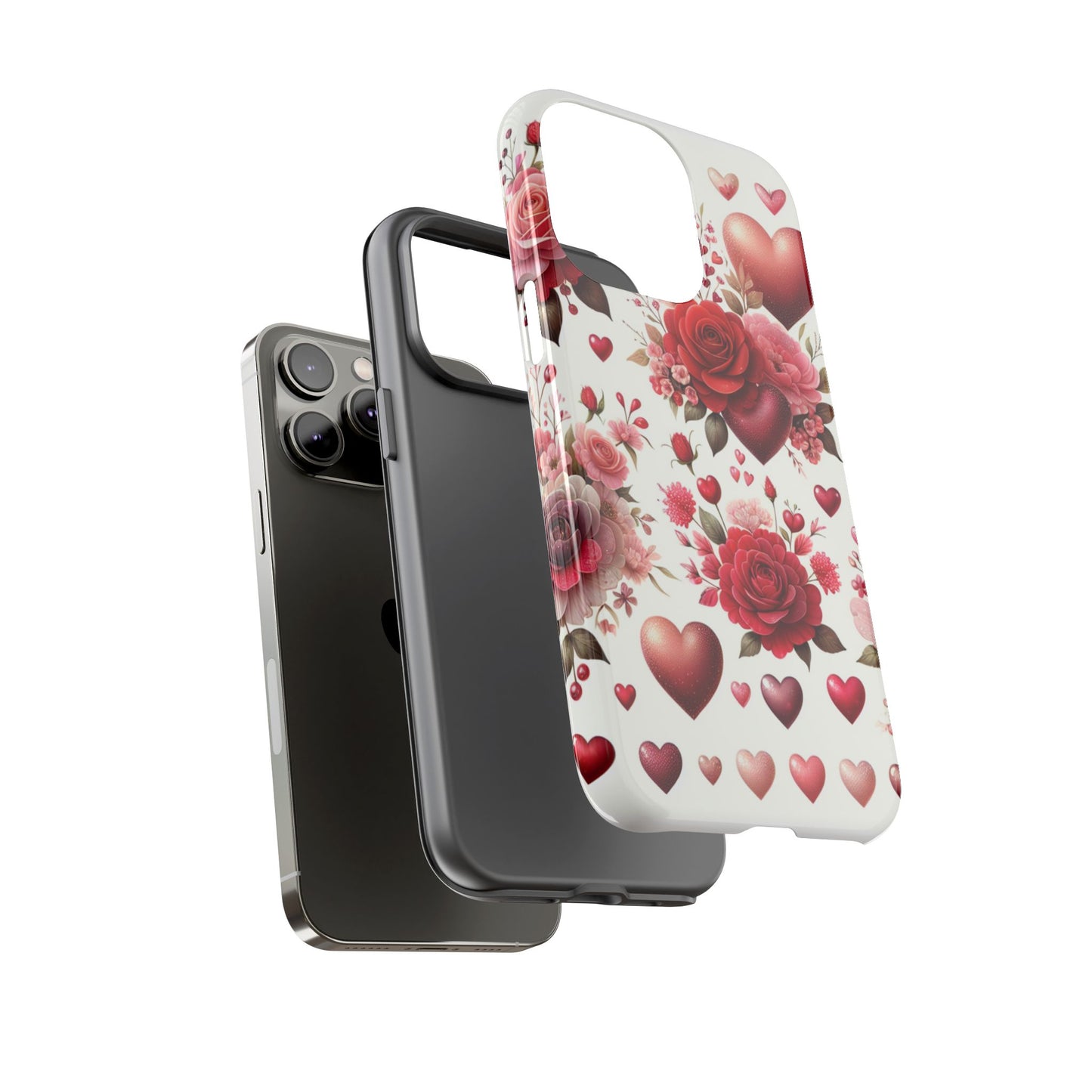 Heartfelt Floral Phone Case | Tough Cases for Love & Romance