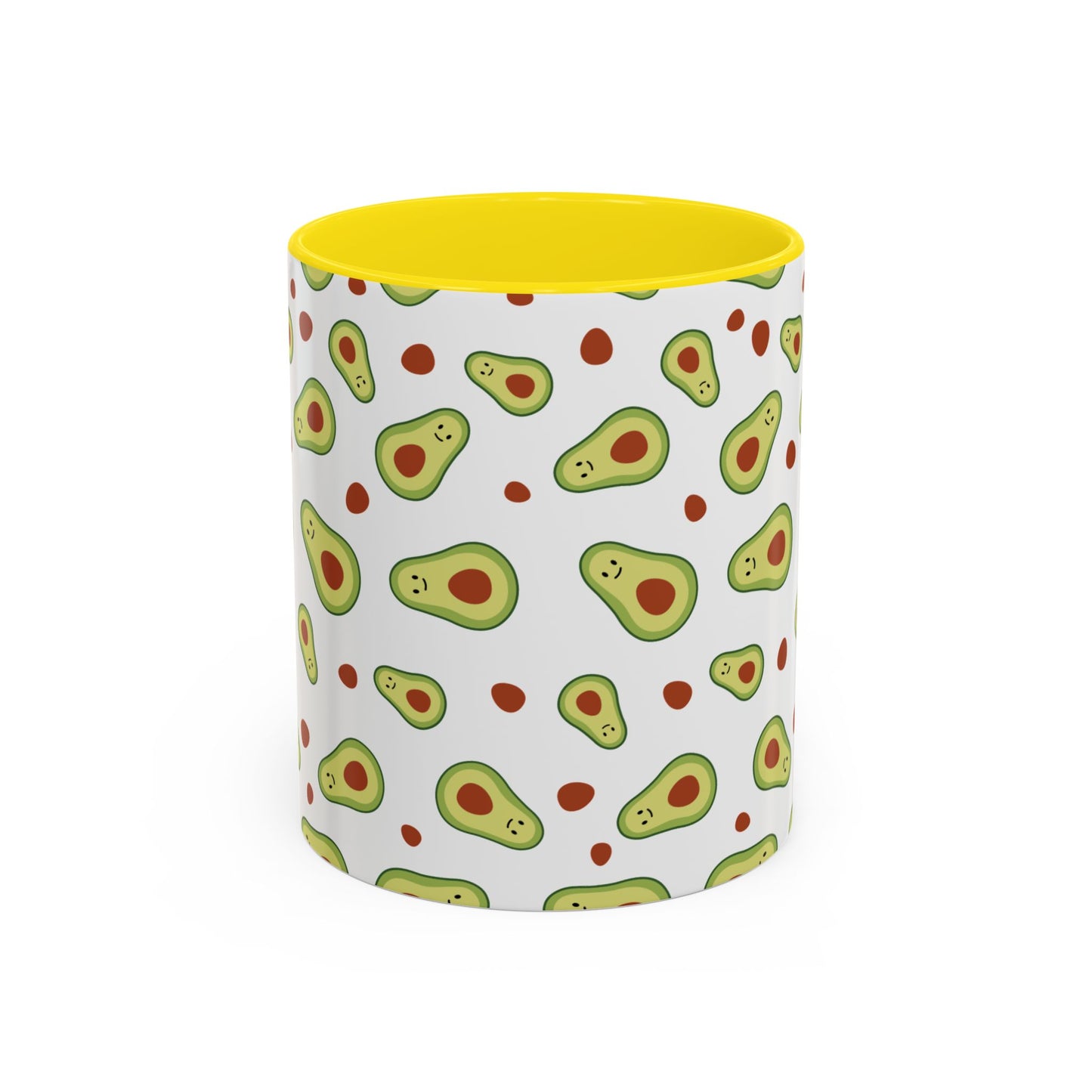 Quirky Avocado Print Coffee Mug - Fun Kitchen Accessory for Unique Coffee Lovers