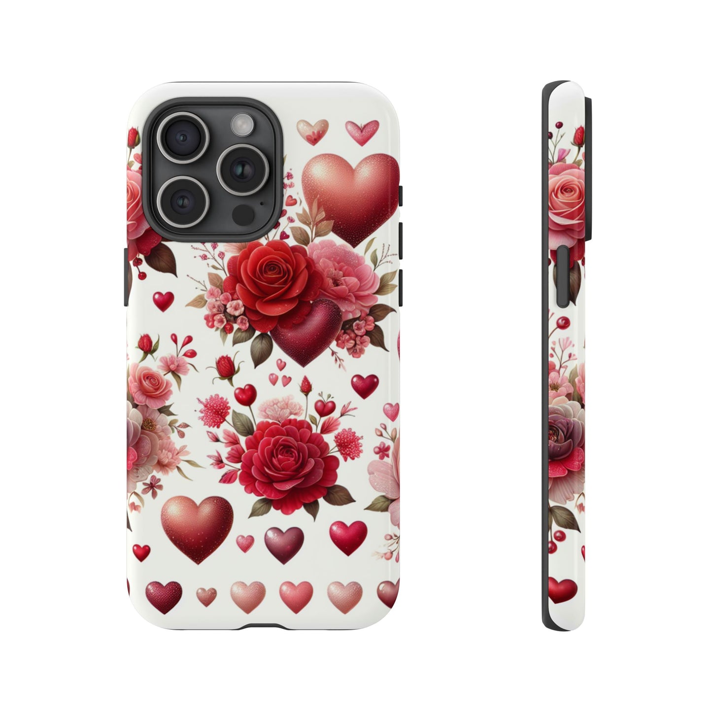 Heartfelt Floral Phone Case | Tough Cases for Love & Romance