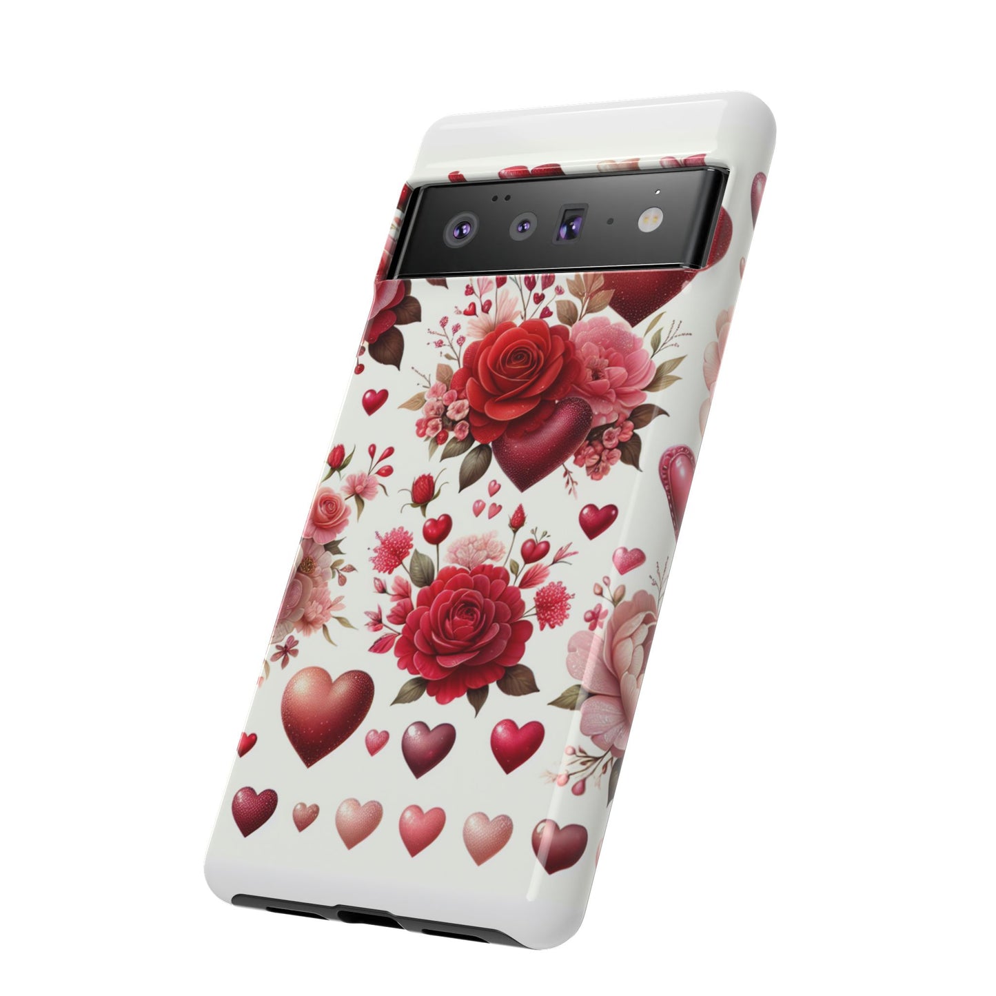 Heartfelt Floral Phone Case | Tough Cases for Love & Romance