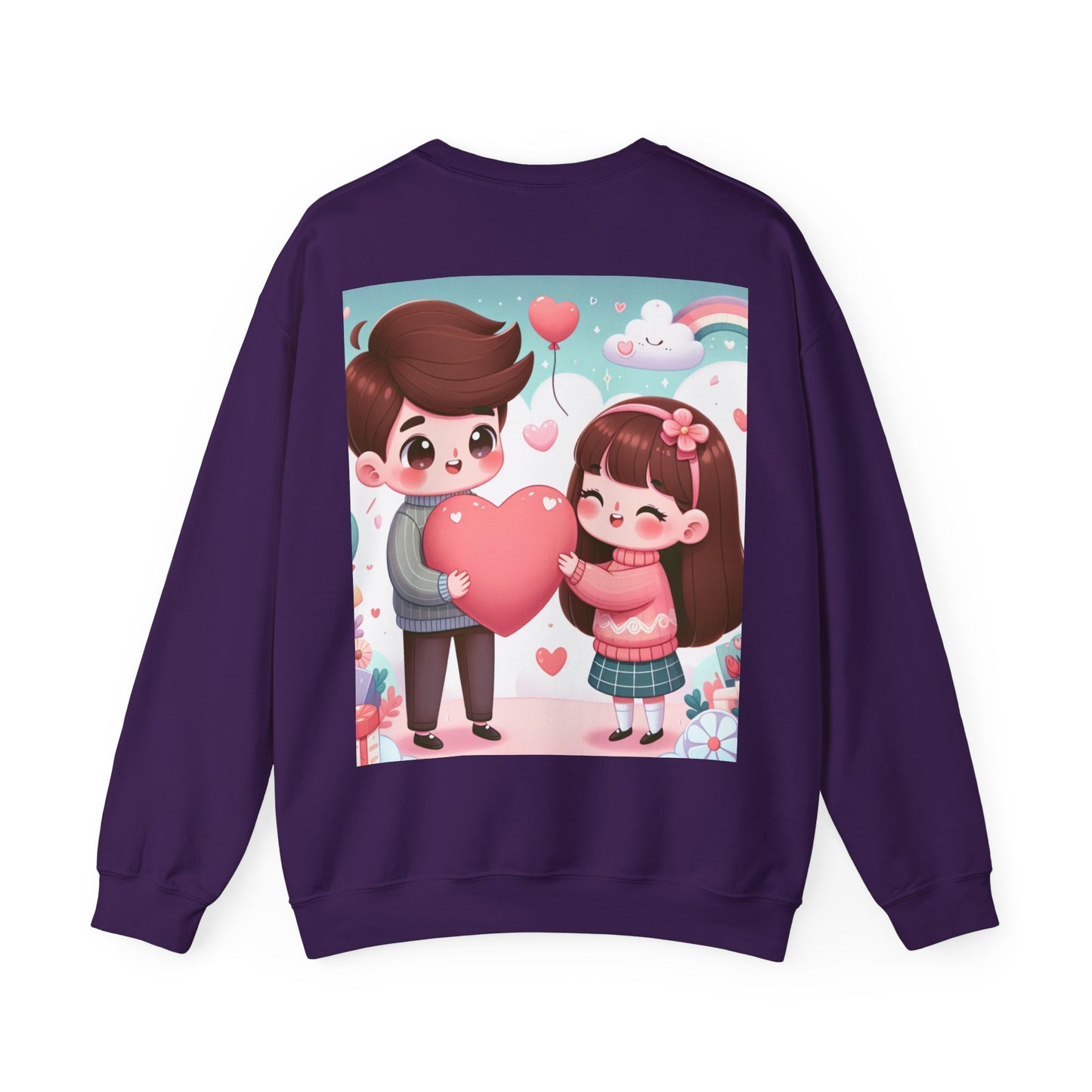 Cute Couples Love Sweatshirt - Unisex Heavy Blend™ - Perfect for Valentine’s Day & Anniversaries