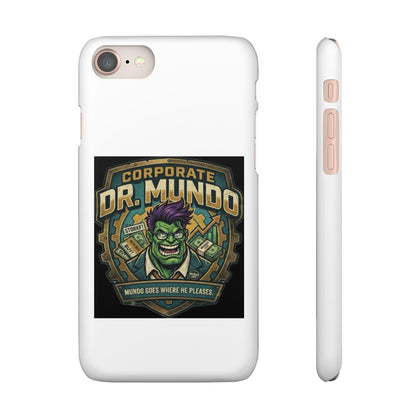 Corporate Dr. Mundo Phone Case — Funny Gaming Snap Case for League of Legends Fans