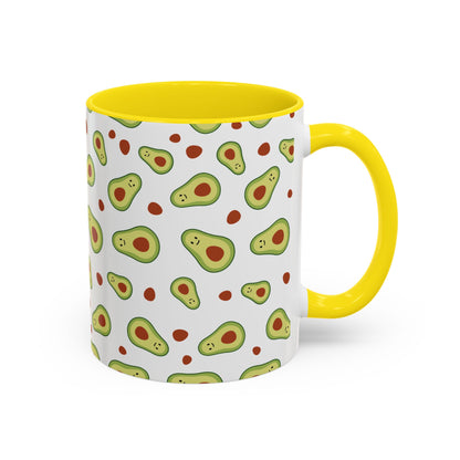 Quirky Avocado Print Coffee Mug - Fun Kitchen Accessory for Unique Coffee Lovers