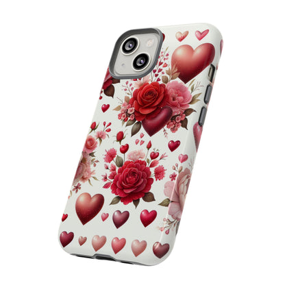 Heartfelt Floral Phone Case | Tough Cases for Love & Romance