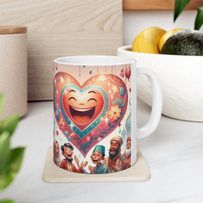 Joyful Diversity Ceramic Mug - Celebrate Unity & Happiness