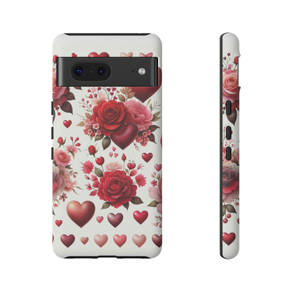 Heartfelt Floral Phone Case | Tough Cases for Love & Romance