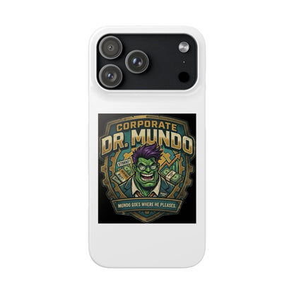 Corporate Dr. Mundo Phone Case — Funny Gaming Snap Case for League of Legends Fans