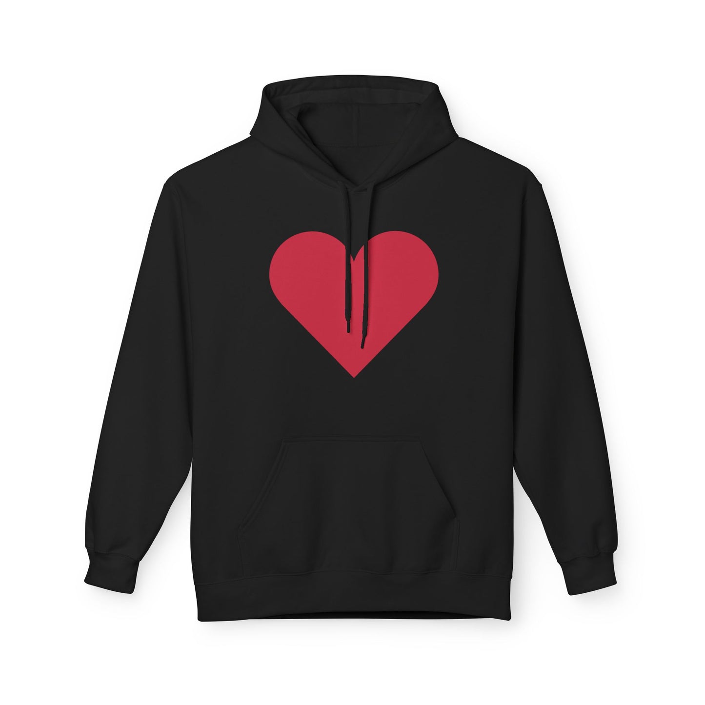 Heart & Rose Pattern Hoodie — Romantic Floral Valentine Pullover