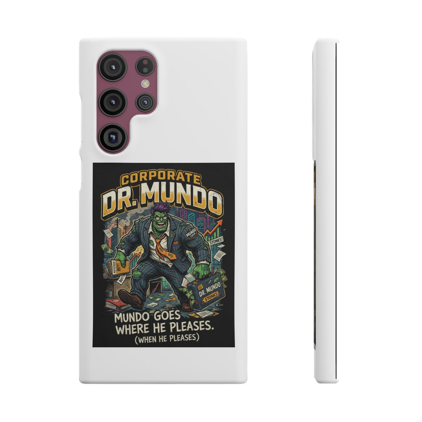 Snap Case — "Corporate Dr. Mundo" Phone Case | Funny Gamer League Riot-Inspired Design