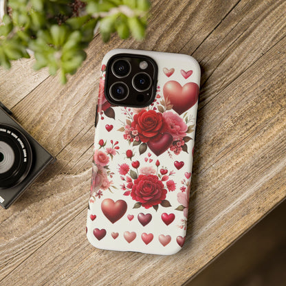 Heartfelt Floral Phone Case | Tough Cases for Love & Romance