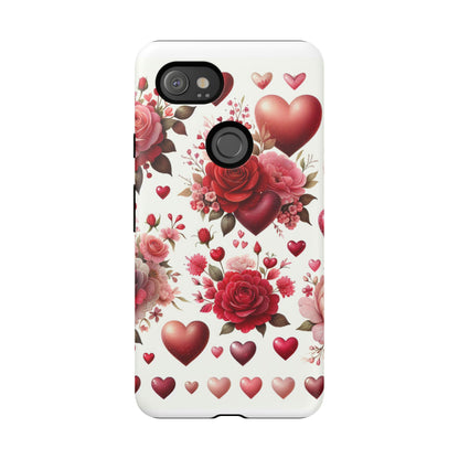 Heartfelt Floral Phone Case | Tough Cases for Love & Romance