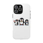 Penguin Pixel Trio Phone Case — Cute Retro 8‑Bit Penguin Family Protective Cover