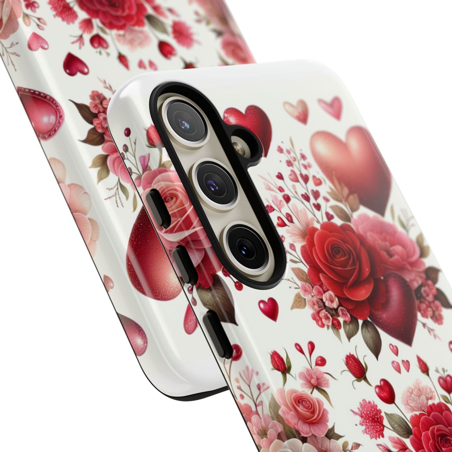 Heartfelt Floral Phone Case | Tough Cases for Love & Romance