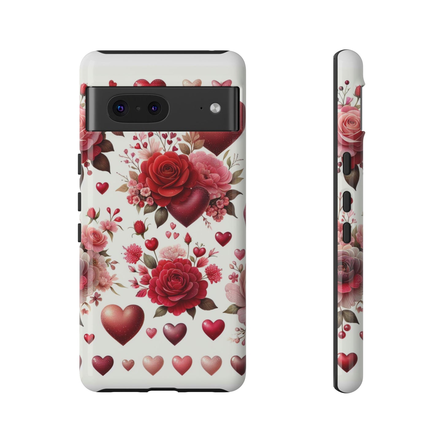 Heartfelt Floral Phone Case | Tough Cases for Love & Romance