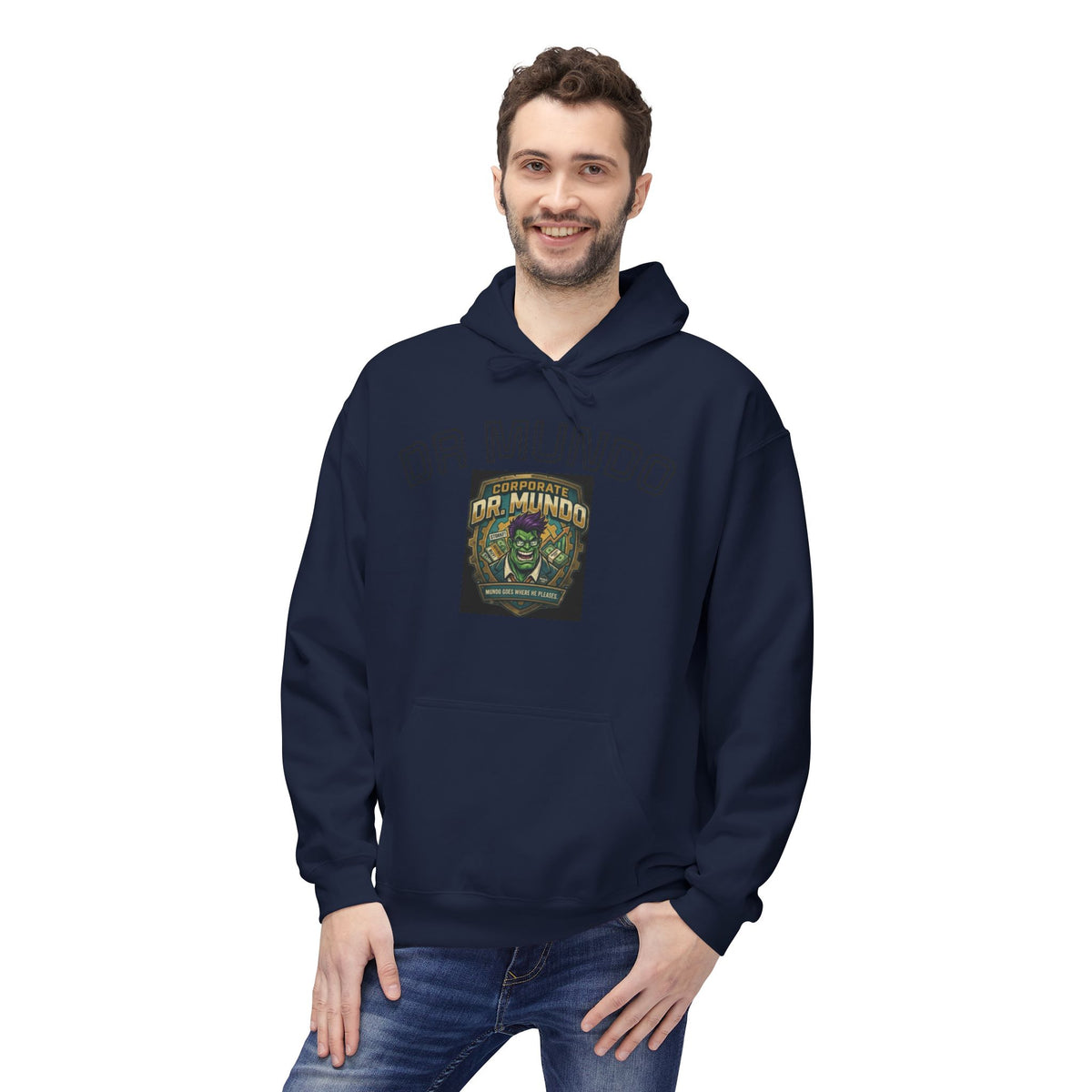 Dr Mundo Retro Arcade Hoodie league of legands— Gaming Champion Pullover